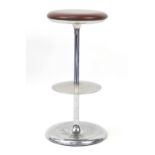 Plank Frisbi bar stool, designed by Biagio Cisotti and Sandra Laube, 81cm high( retails at £795) :