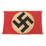 German Military Interest canvas vehicle ID flag, 110cm x 63.5cm : For Further Condition Reports