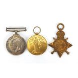British Military World War I trio, awarded to 19833PTE.J.E.SPICER.HAMP.R. : For Further Condition