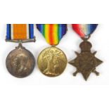 British Military World War I trio awarded to 6501PTE.G.BRYANT.R.A.M.C. : For Further Condition