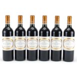 Six bottles of 2009 Chateau Caronne St Gemme Haut Medoc red wine : For Further Condition Reports and