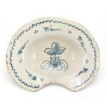 Antique delft tin glazed barbers bowl, 33cm wide : For Further Condition Reports Please Visit Our