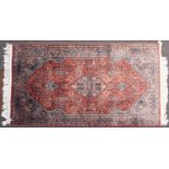 Rectangular Tapis Fait Main rug, 165cm x 93cm : For Further Condition Reports and Live Bidding