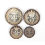 Victoria Young Head 1840 Maundy coin set : For Further Condition Reports Please Visit Our Website