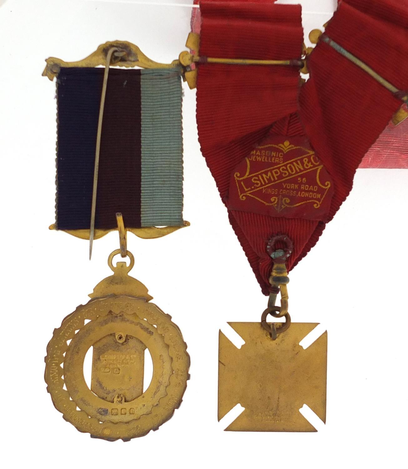 Royal Order of Buffalos jewels and sashes relating to K T W H Jenkins including seven silver jewels, - Image 22 of 24