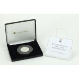 The Queen's Beasts two ounce silver proof five pound coin, with case and box : For Further Condition