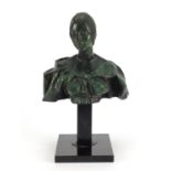 Francesco Messina, Patinated bronze bust Laura, limited edition 38/149, with certificate of