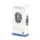 As new Fitbit Blaze smart fitness watch, size L/G : For Further Condition Reports and Live Bidding