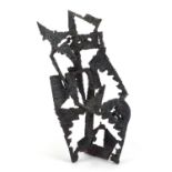 Ilhan Koman 1921-1986 (Turkish-Swedish), modernist iron sculpture, untitled, 58cm high (