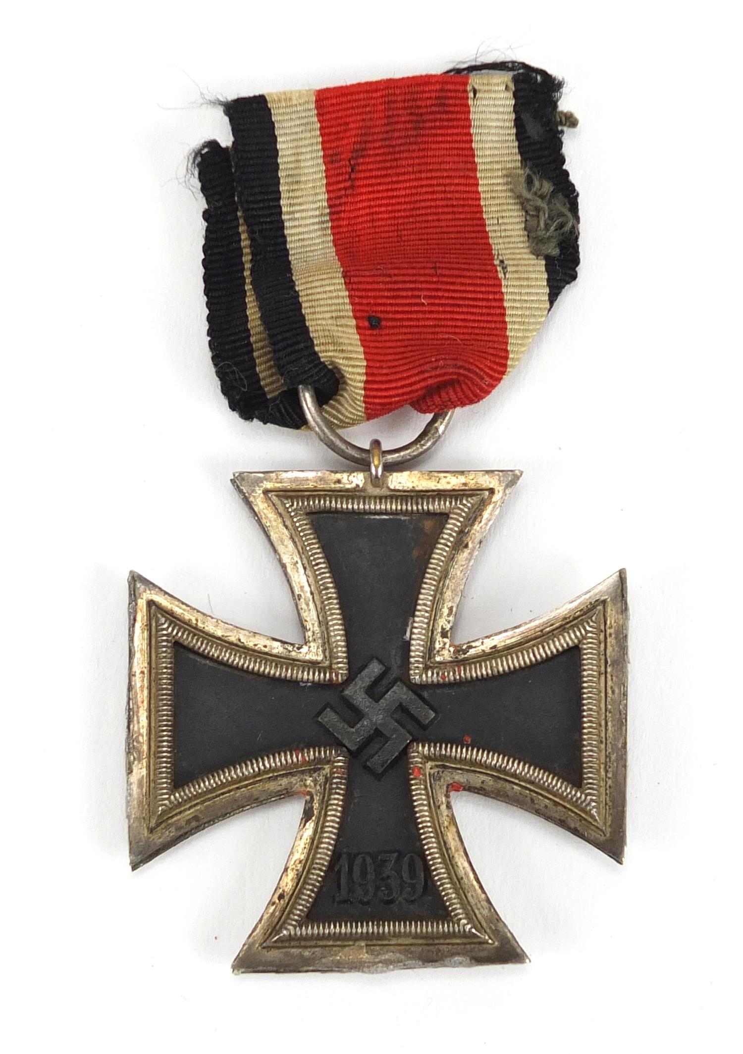 German Military interest cross with ribbon : For Further Condition Reports Please Visit Our Website