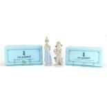 Two Lladro figurines including Spring Token both with boxes, numbered 5604 and 5217, the largest