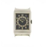 Vintage Jaeger LeCoultre Reverso wristwatch, the case numbered 11978, 2.3cm wide :For Further