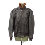 American World War II flying jacket by Star Sportswear, MFG Co, size 42 (PROVENANCE: Purchased by