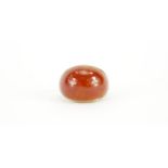 9ct gold carnelian ring, size S, 10.0g :For Further Condition Reports Please Visit Our Website.
