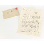 Clementine Churchill letter dated February 1942 on 10 Downing Street headed paper, with envelope :