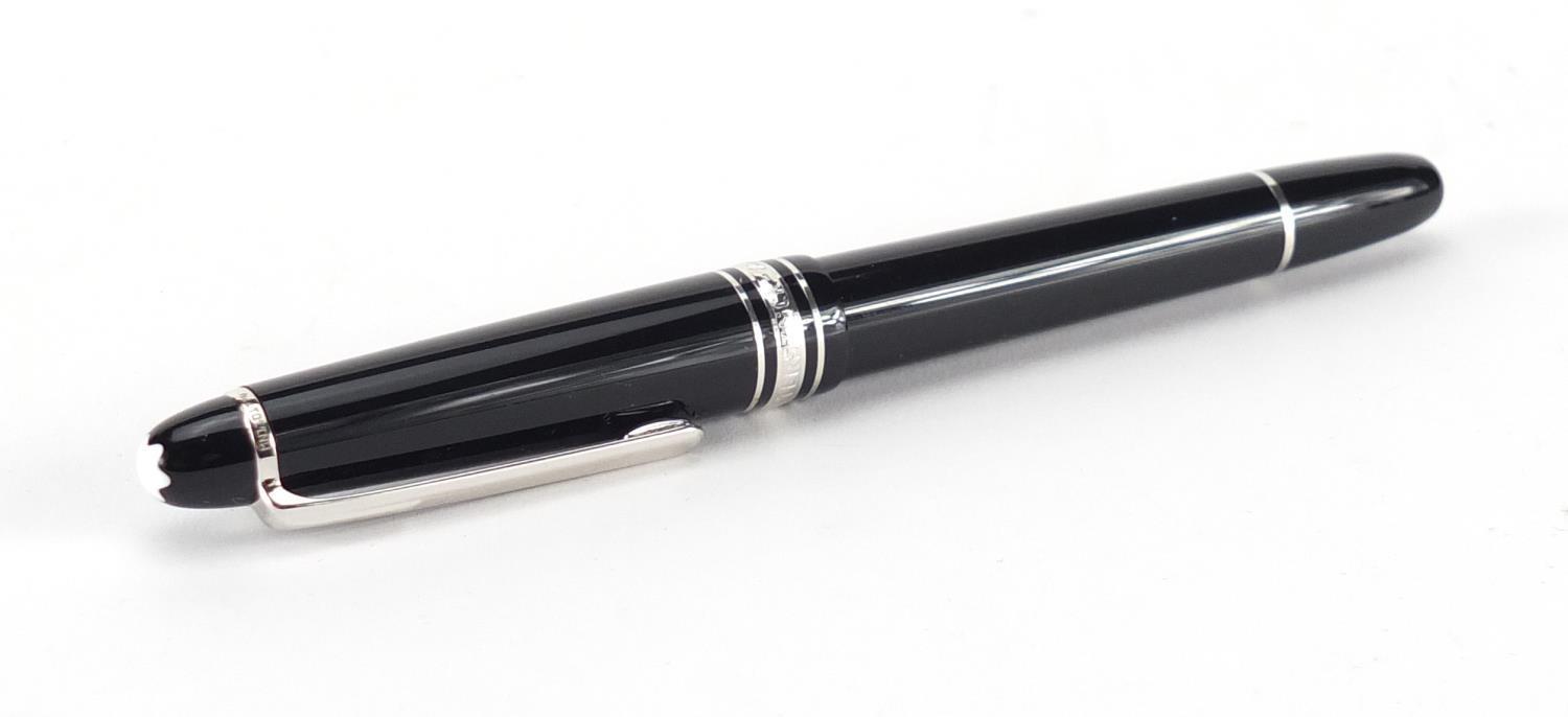 Montblanc Frederic Chopin platinum line fountain pen with 14k gold nib and fitted case, serial - Image 6 of 6