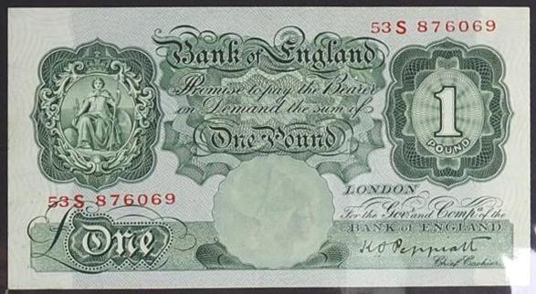 Good collection of Bank of England bank notes including Cashiers Cyril Patrick Mahon, Basil Gage - Image 4 of 20