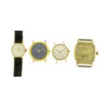 Four ladies wristwatches comprising Omega, Hamilton, Longines and Raymond Weil :For Further