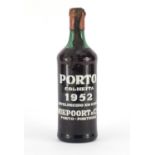 Bottle of 1952 Colheita port :For Further Condition Reports Please Visit Our Website. Updated Daily