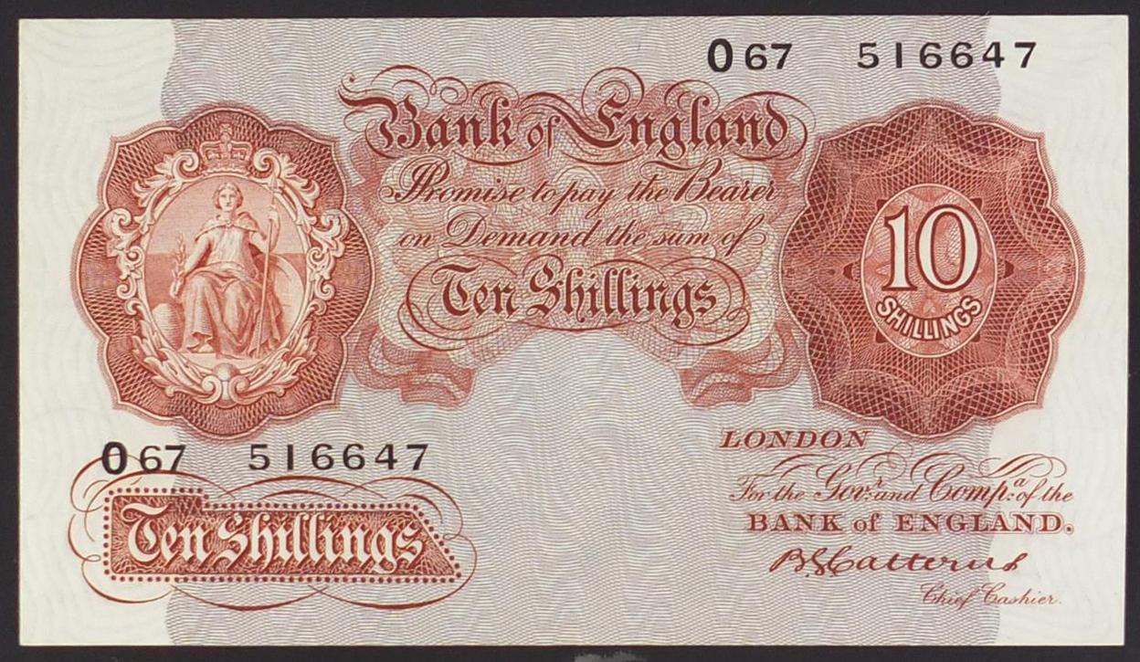 Good collection of Bank of England bank notes including Cashiers Cyril Patrick Mahon, Basil Gage - Image 2 of 20