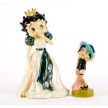 Two Wade Betty Boop figures comprising Beach Belle and Princess, the largest 24cm high :For