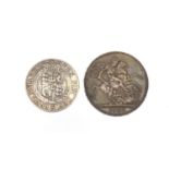 George III 1819 half crown and Queen Victoria 1893 crown :For Further Condition Reports Please Visit