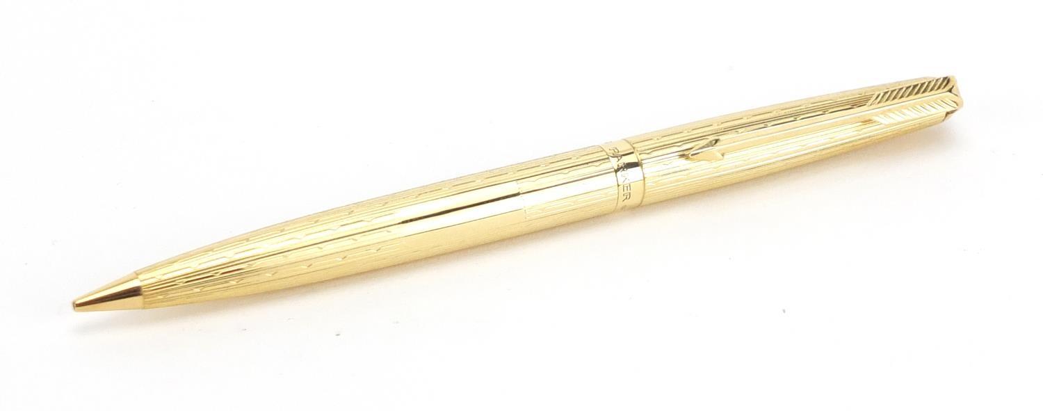 Parker 61 18ct gold propelling pencil, 29.8g :For Further Condition Reports Please Visit Our