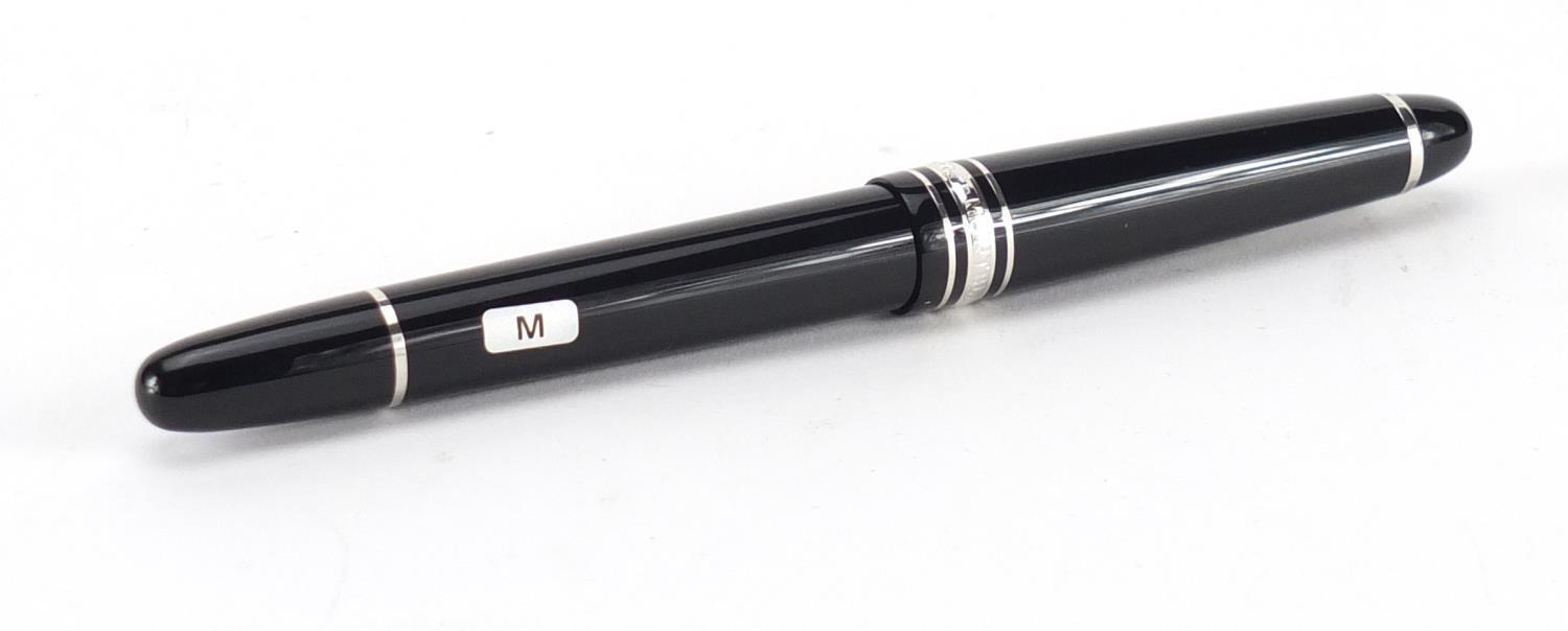 Montblanc Frederic Chopin platinum line fountain pen with 14k gold nib and fitted case, serial - Image 4 of 6