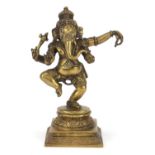 Indian bronze study of Ganesh, 23.5cm high :For Further Condition Reports Please Visit Our