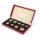 George VI 1950 specimen coin set by The Royal Mint, housed in a fitted case :For Further Condition