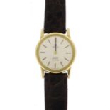 Ladies Omega Deville quartz wristwatch, 2.5cm in diameter :For Further Condition Reports Please