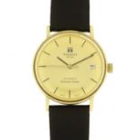 Gentleman's Tissot Seastar Seven automatic wristwatch with date dial, tests as 9ct gold, 3.4cm in