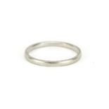 Platinum wedding band, size L, 2.3g :For Further Condition Reports Please Visit Our Website. Updated