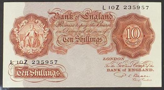 Good collection of Bank of England bank notes including Cashiers Cyril Patrick Mahon, Basil Gage - Image 10 of 20
