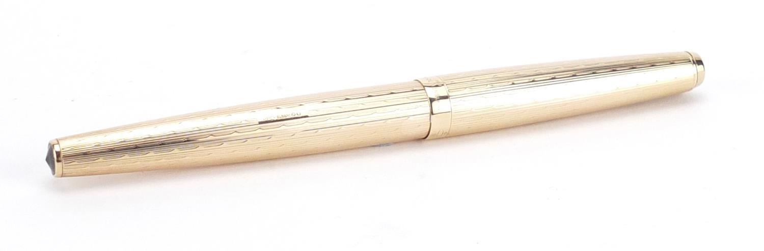 Parker 61 9ct gold fountain pen with case, 21.9g :For Further Condition Reports Please Visit Our - Image 4 of 5