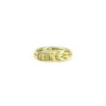 Celtic unmarked gold rope knot ring, size L, 3.2g :For Further Condition Reports Please Visit Our