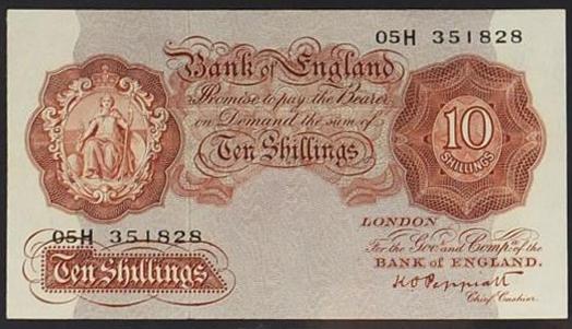 Good collection of Bank of England bank notes including Cashiers Cyril Patrick Mahon, Basil Gage - Image 9 of 20