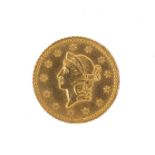 United States of America 1853 gold dollar :For Further Condition Reports Please Visit Our Website.