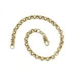 9ct gold belcher link bracelet, 20cm long, 13.4g :For Further Condition Reports Please Visit Our