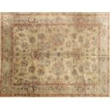 Good Ziegler carpet having an all over floral design, 35 x 35 knot, 300cm x 240cm :For Further