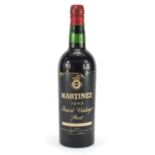 Bottle of 1963 Martinez vintage port :For Further Condition Reports Please Visit Our Website.