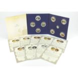 The Platinum Wedding Anniversary photographic coin collection including a platinum ten pound :For