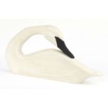 Carved wood duck decoy, inscribed Tom Bradley to the base, 41cm in length :For Further Condition