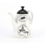 Ridgway Homemaker coffee pot, designed by Enid Seeney, 18.5cm high :For Further Condition Reports