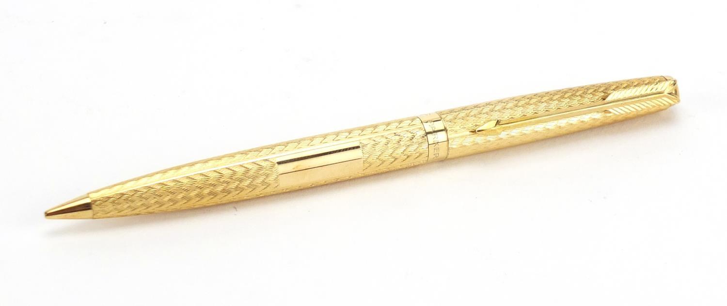 Parker 61 18ct gold propelling pencil with fitted case and box, 30.4g :For Further Condition Reports - Image 2 of 7