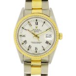Gentleman's Rolex Oyster Perpetual date wristwatch, 3.5cm in diameter with a 1994 guarantee