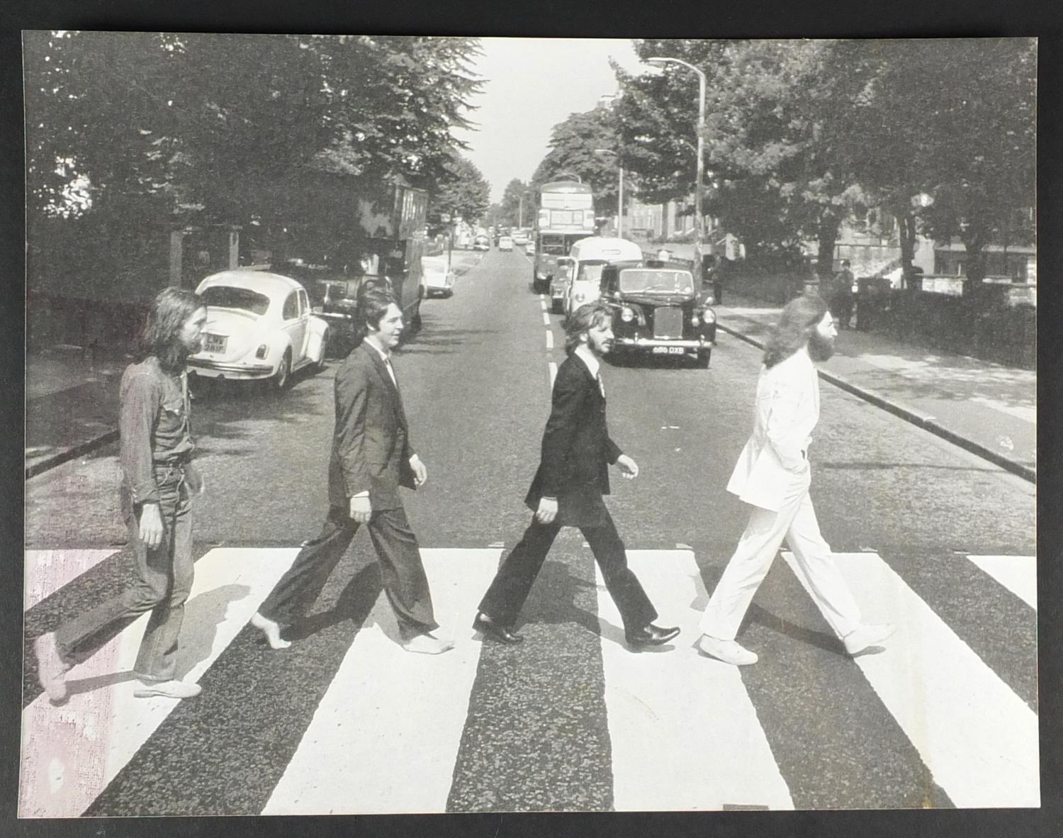The Beatles Abbey Road Umbrella - Automatic Open/Close Black Nylon Umbrella