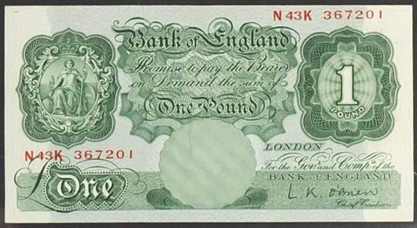 Good collection of Bank of England bank notes including Cashiers Cyril Patrick Mahon, Basil Gage - Image 12 of 20