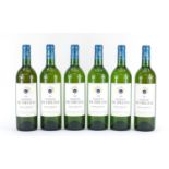 Six bottles of 2000 Chateau de Fieuzal Pessac-Léognan white wine :For Further Condition Reports