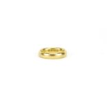 22ct gold wedding band, size K, 6.5g :For Further Condition Reports Please Visit Our Website.